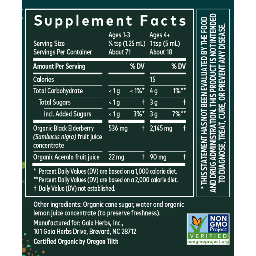 Black Elderberry Syrup - Extra Strength