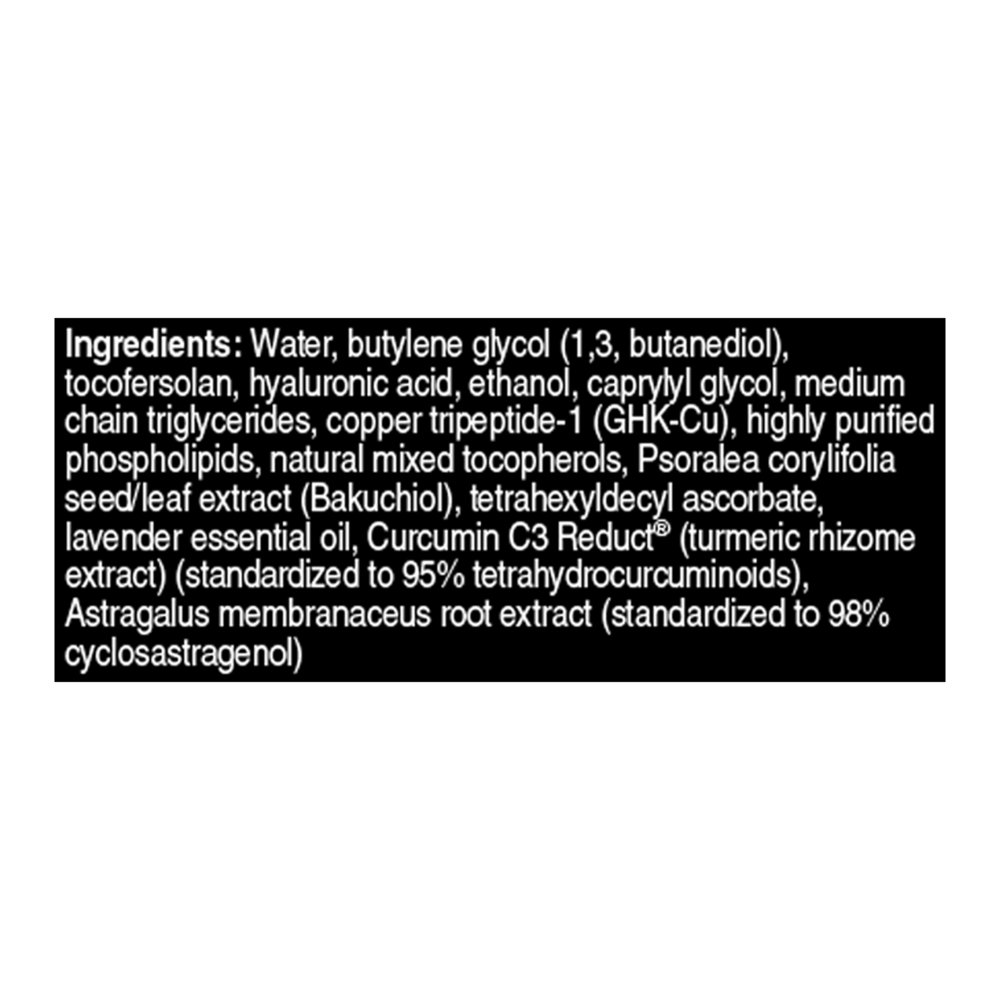 Copper GHK+ Facial Serum with Cycloastragenol 30ml