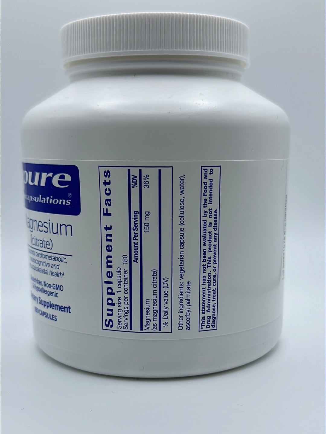 Magnesium Citrate 180cps