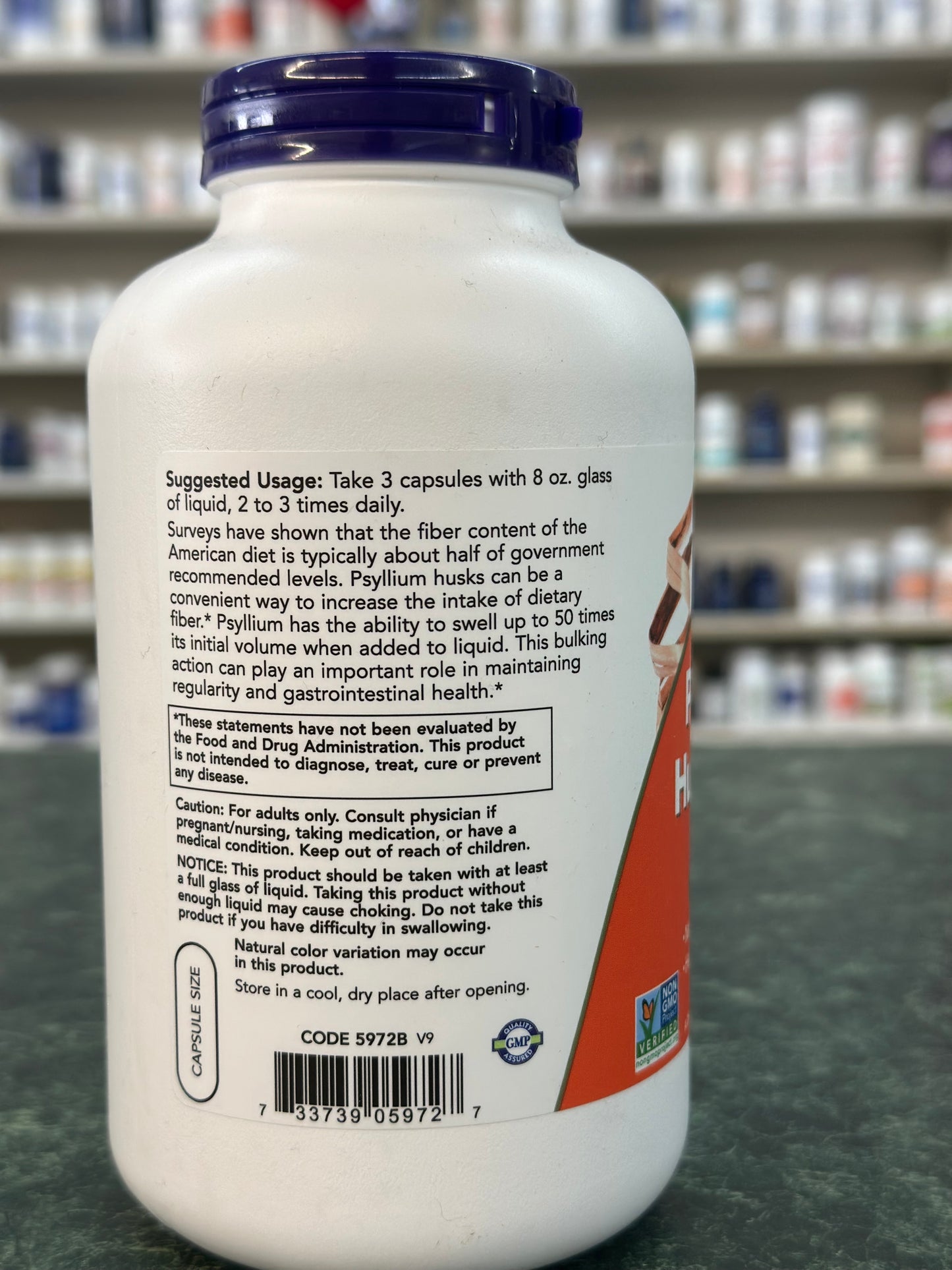 Psyllium Husk Caps 500mg