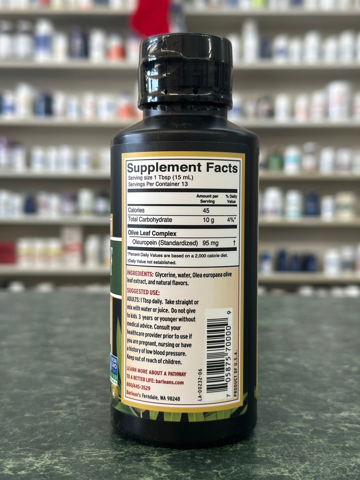 Olive Leaf Extract Peppermint