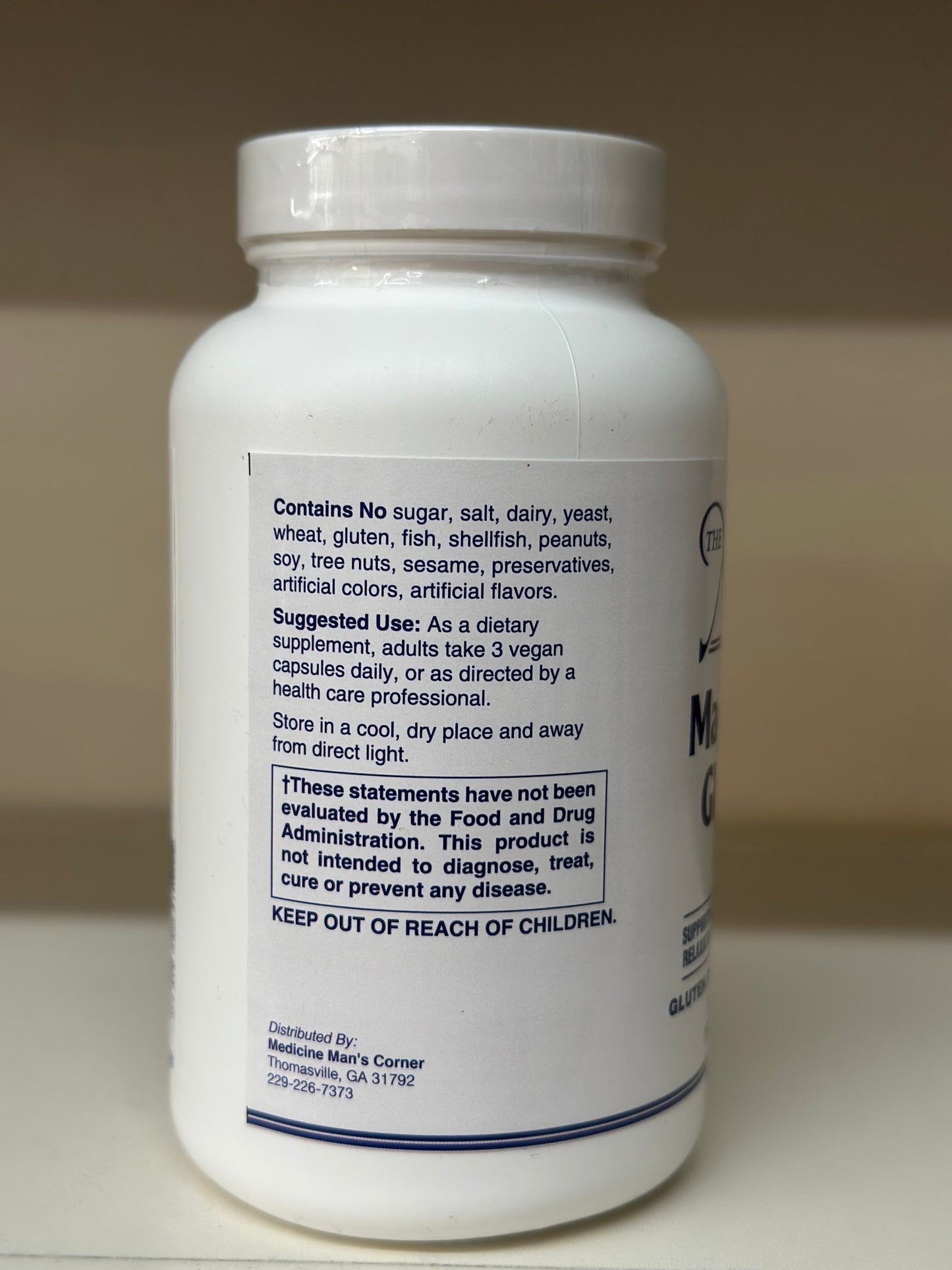 Magnesium Glycinate 400mg 180vc