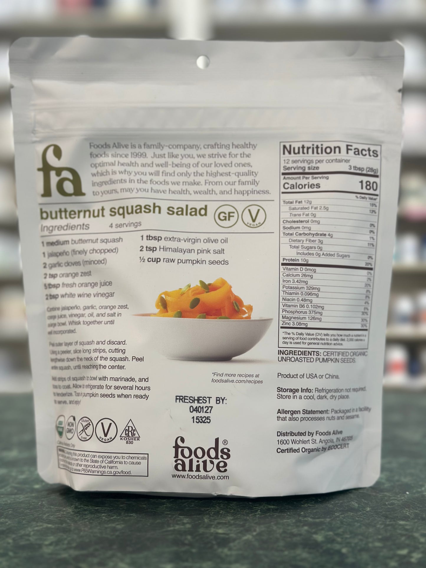 Organic Pumpkin Seeds
