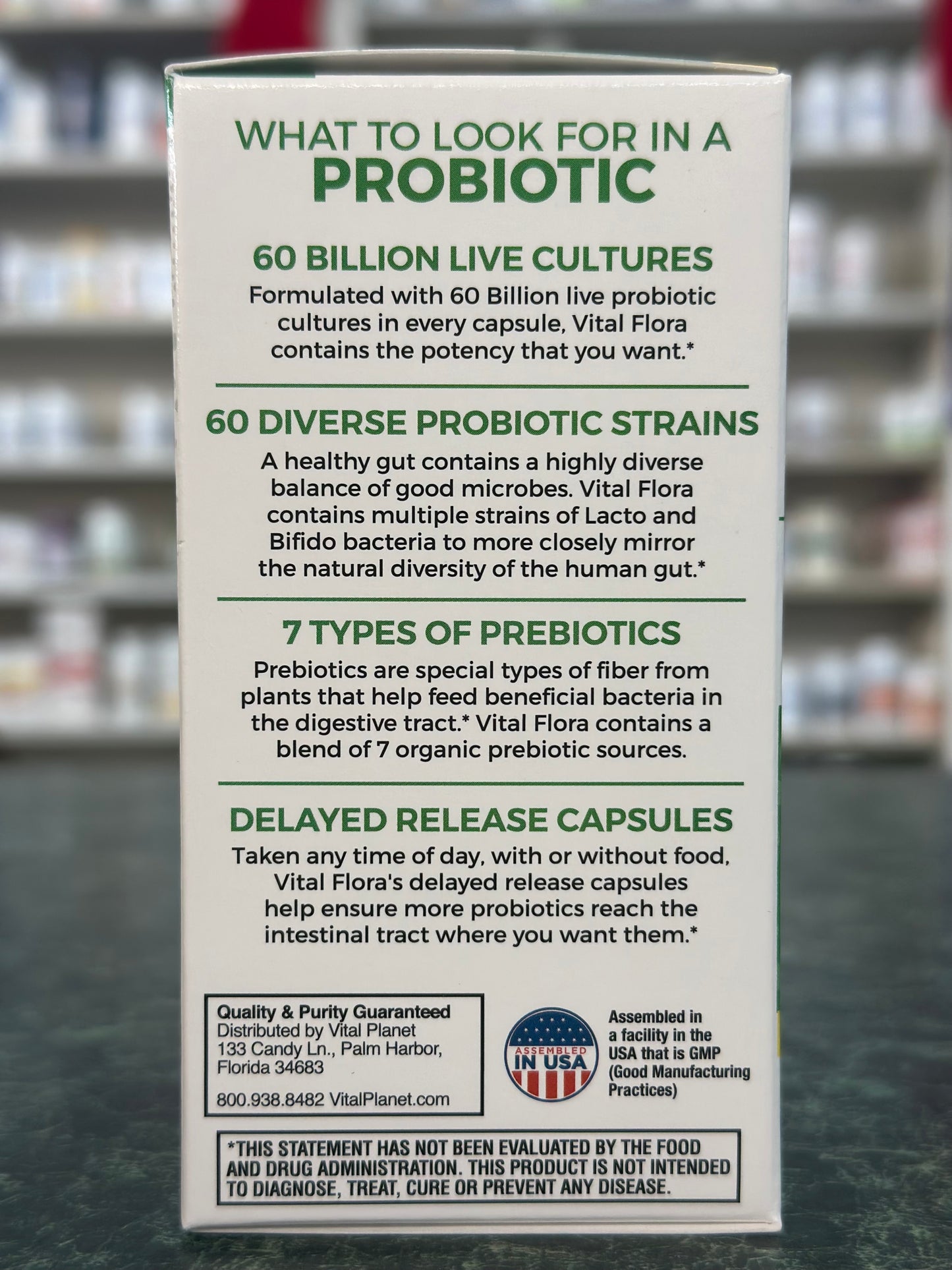 Vital Flora - Adult 55+ Daily Probiotic