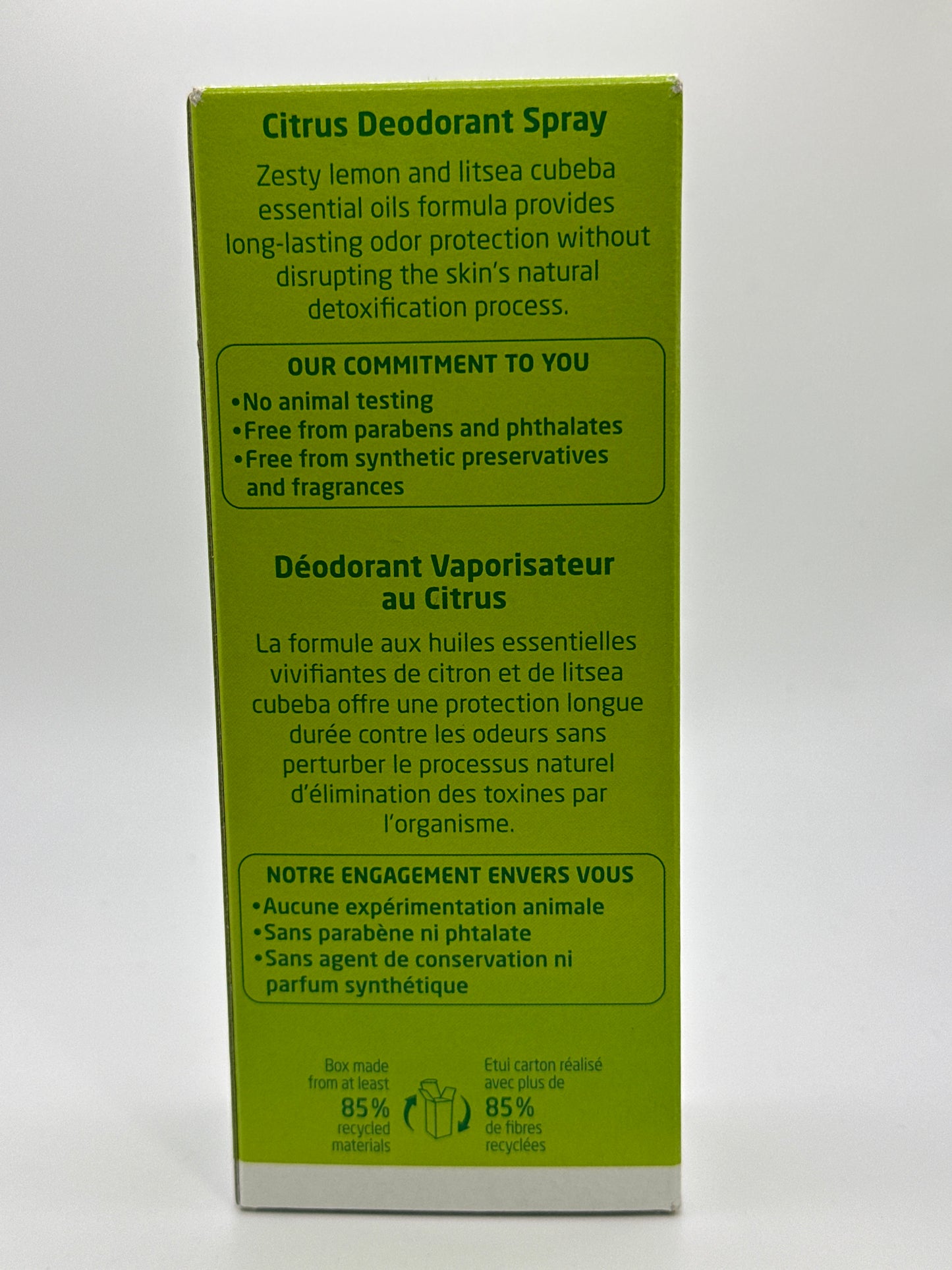 Citrus Deodorant Spray