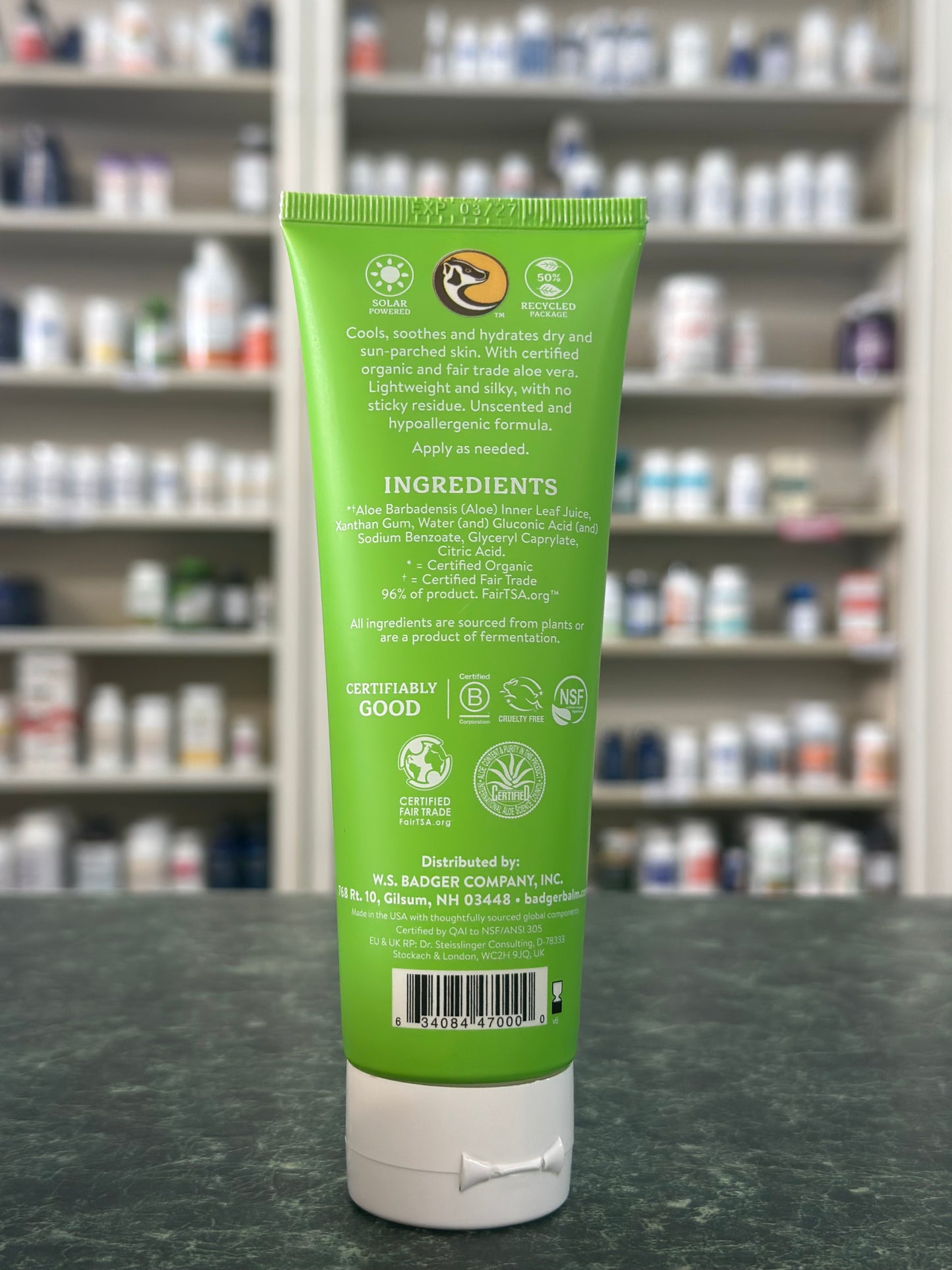 Aloe Vera After Sun Gel