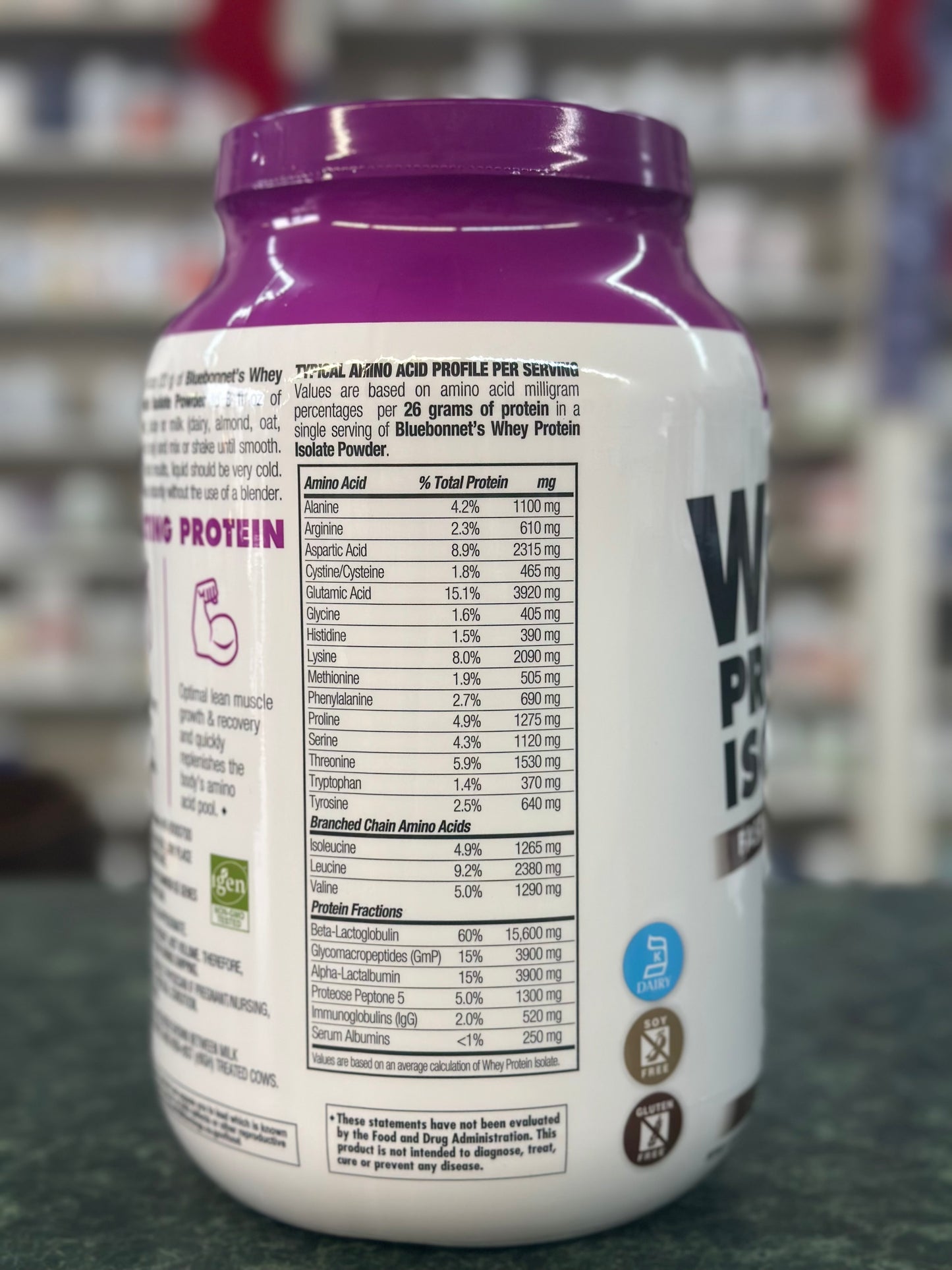 Whey Protein Isolate - Chocolate 2lb