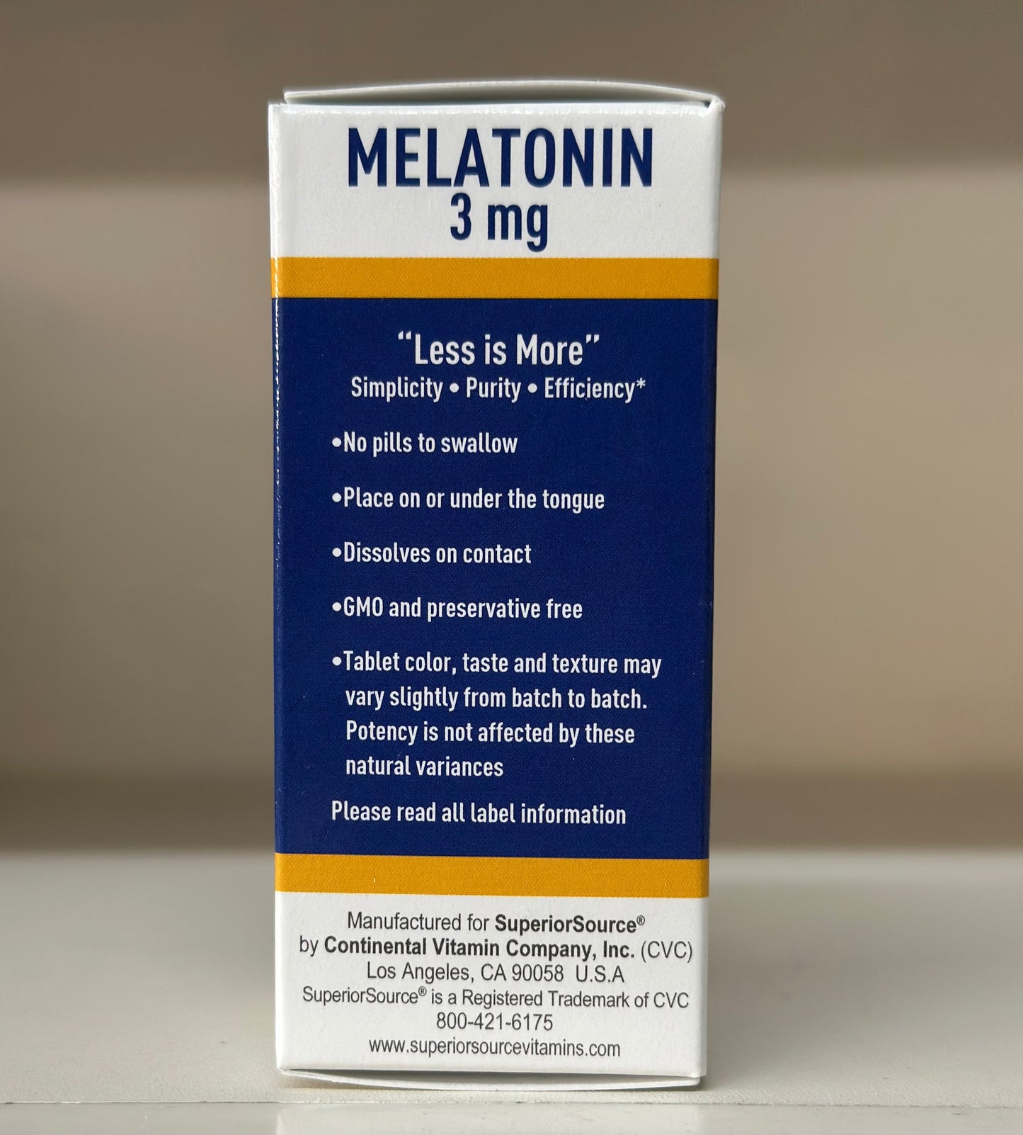 Melatonin 3mg