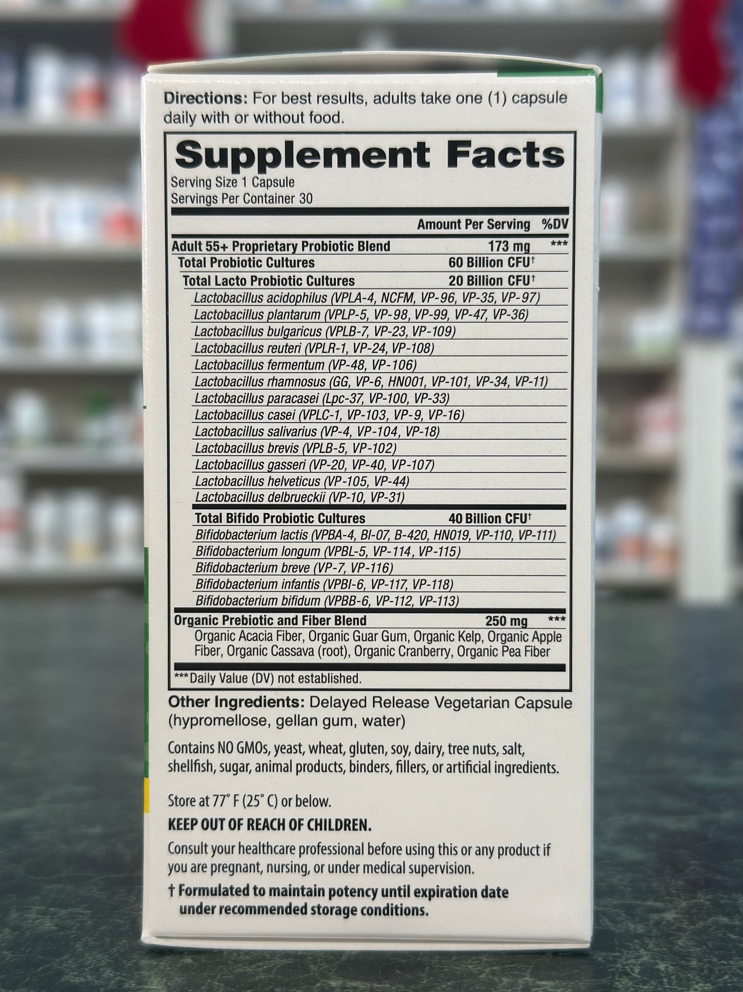 Vital Flora - Adult 55+ Daily Probiotic