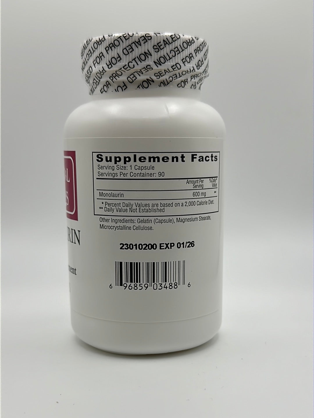 Monolaurin 600mg 90 caps