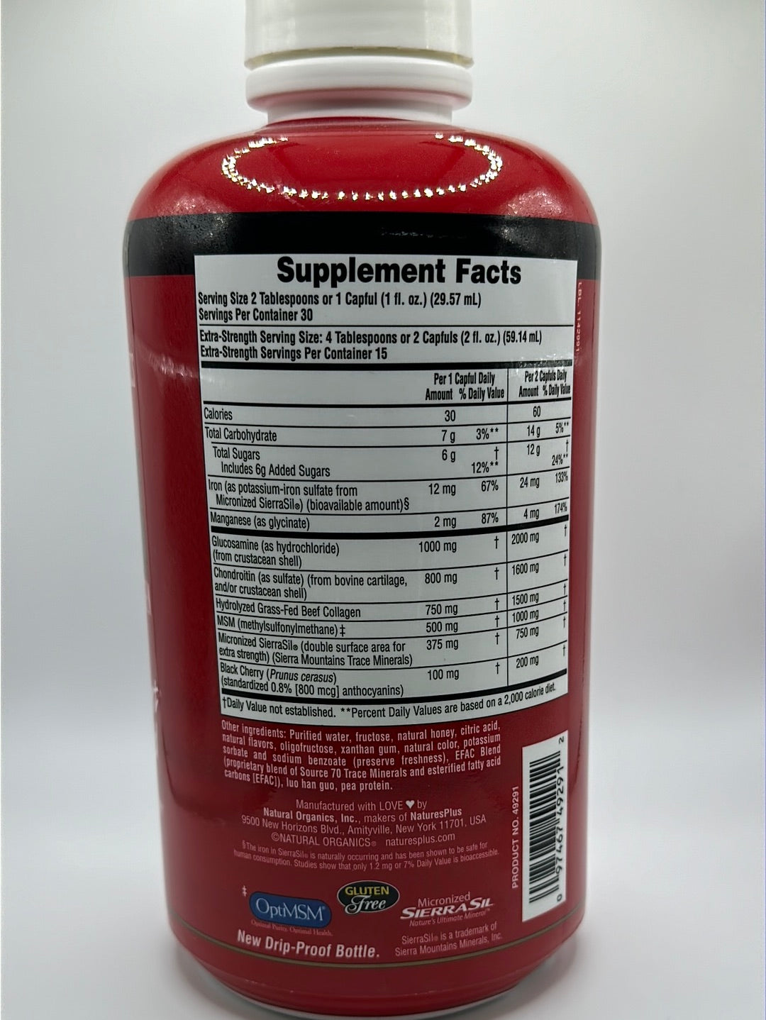 Glucosamine & Chondroitin MSM 30oz