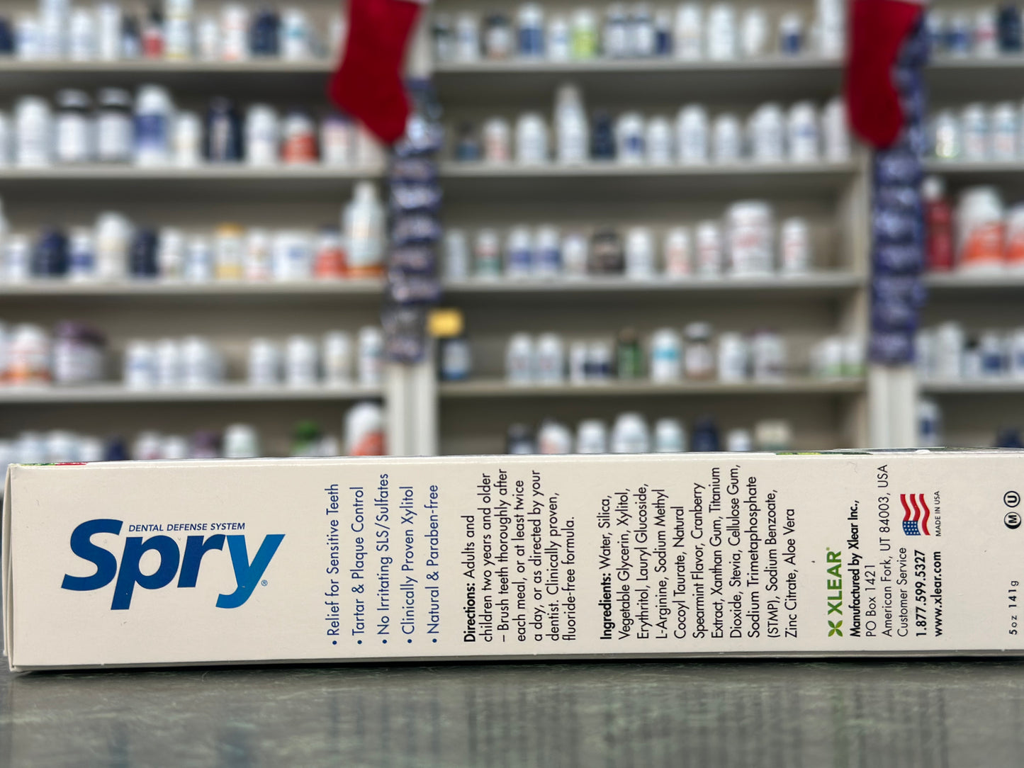 Toothpaste, Spry, Spearmint