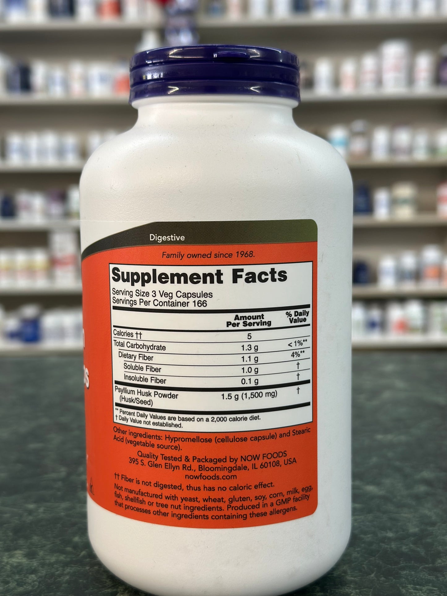 Psyllium Husk Caps 500mg