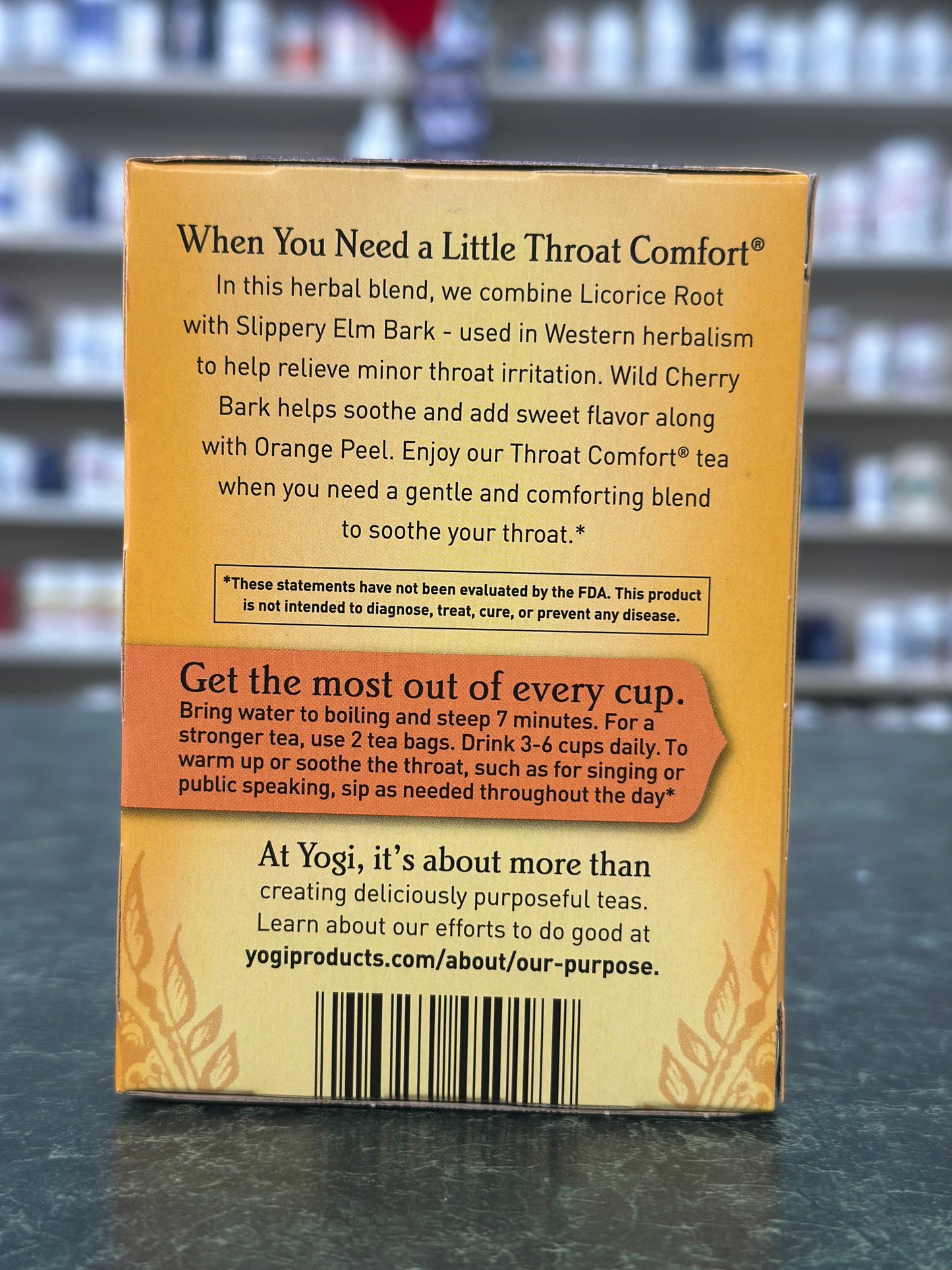 Throat Comfort Tea