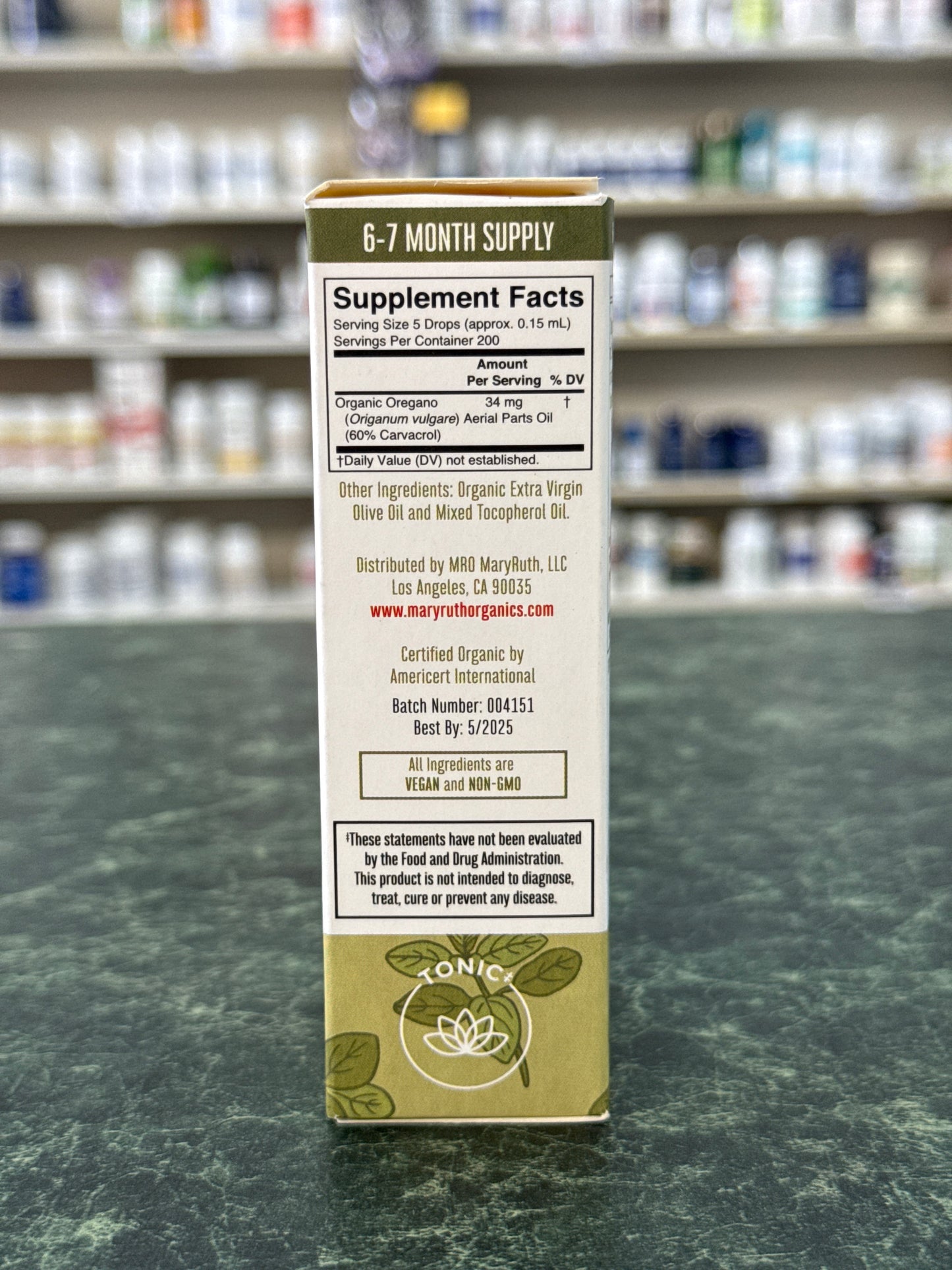 Organic Oil of Oregano