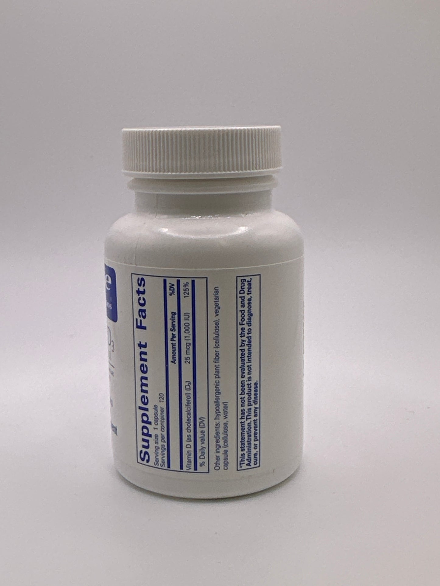 Vitamin D3 25 mcg (1,000 IU)