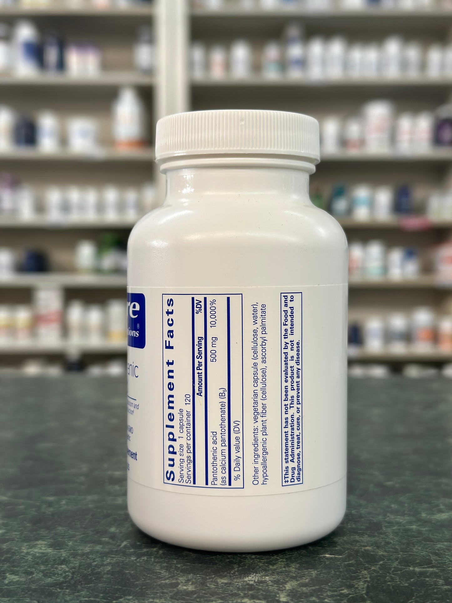 Pantothenic Acid (120 cap)