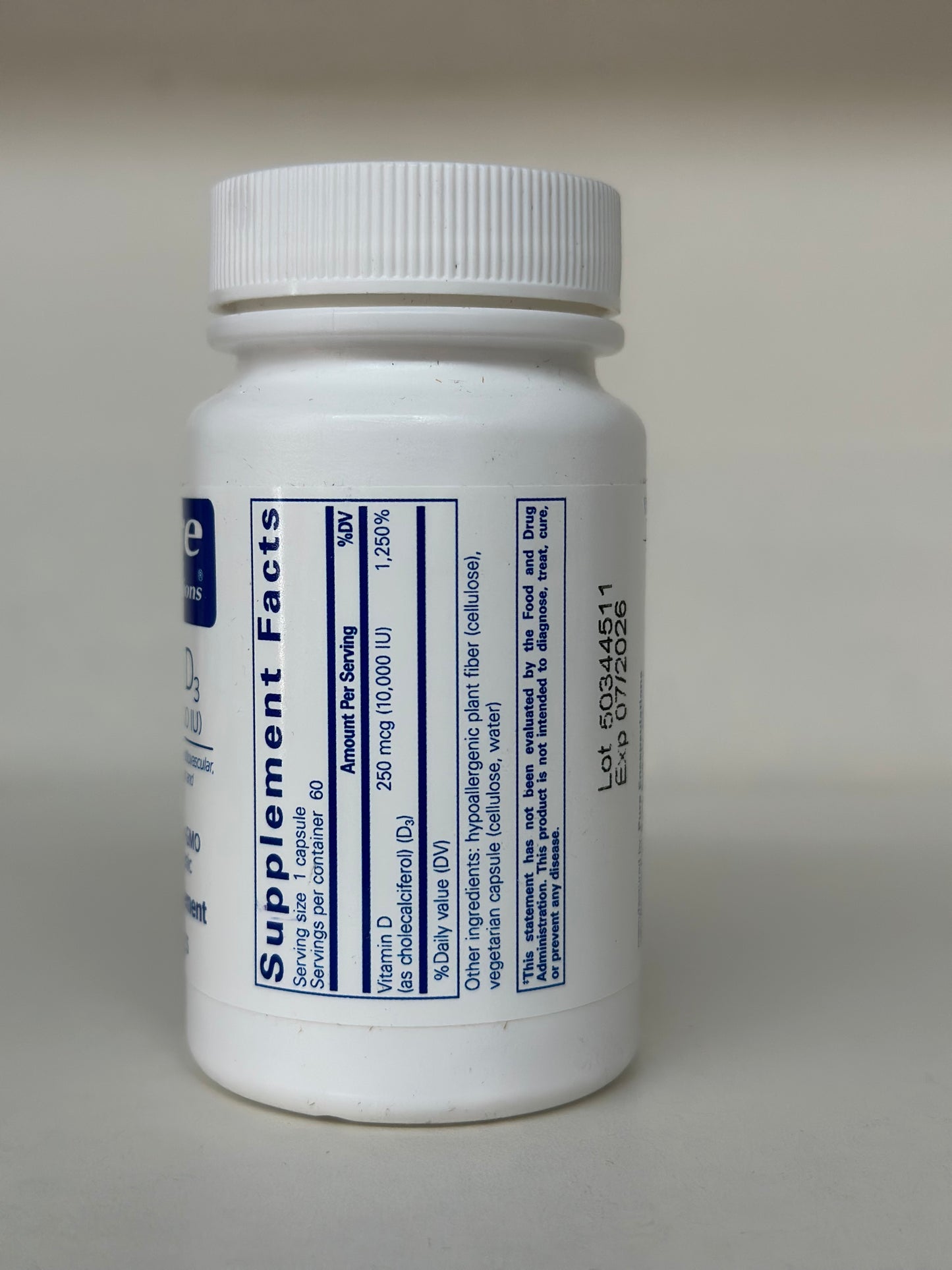 Vitamin D3 10,000 IU