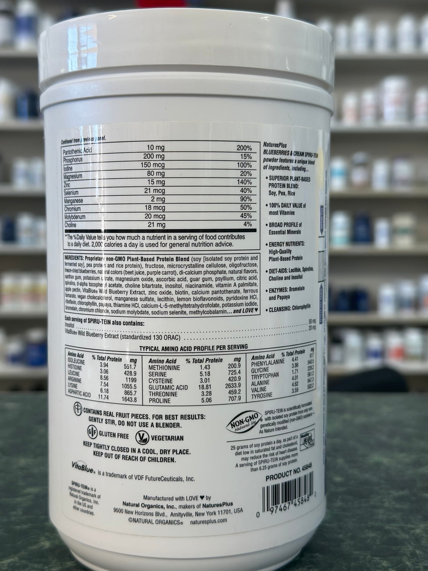 Spiru-tein Blueberries & Cream