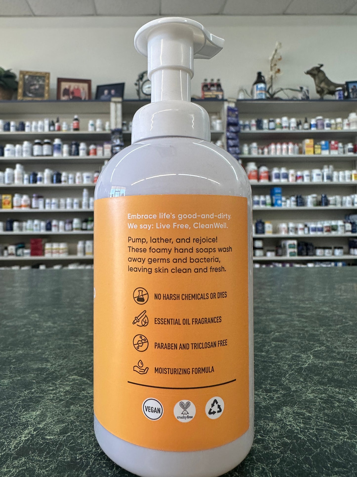 Foaming Hand Soap, Orange Vanilla