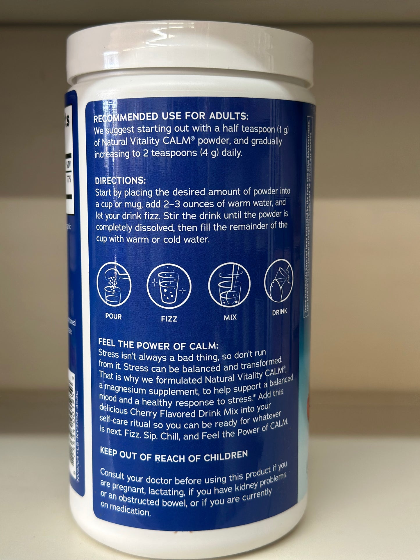 Natural Calm Cherry 16 oz