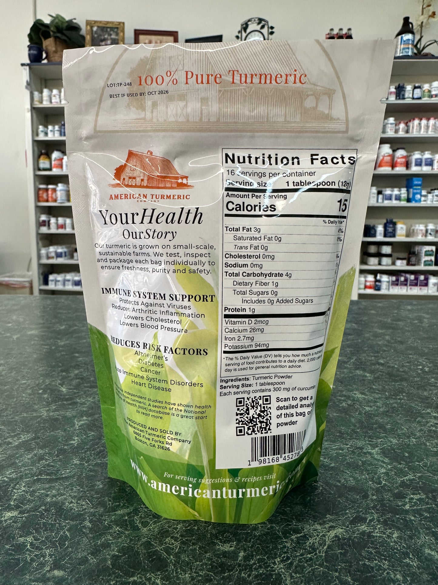 GA Gold Turmeric Powder (WHITE)