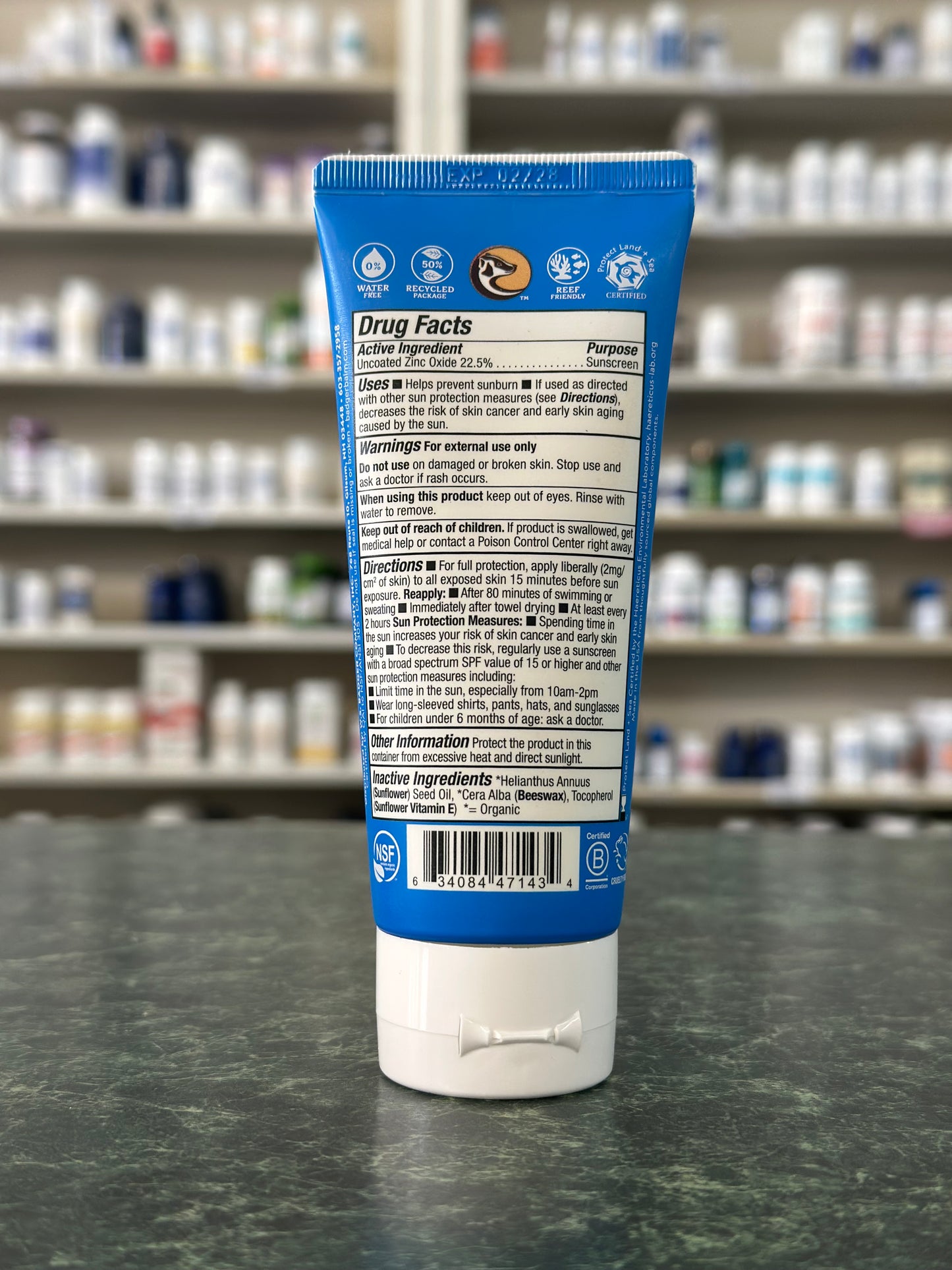 Sport Mineral Sunscreen Cream SPF 40