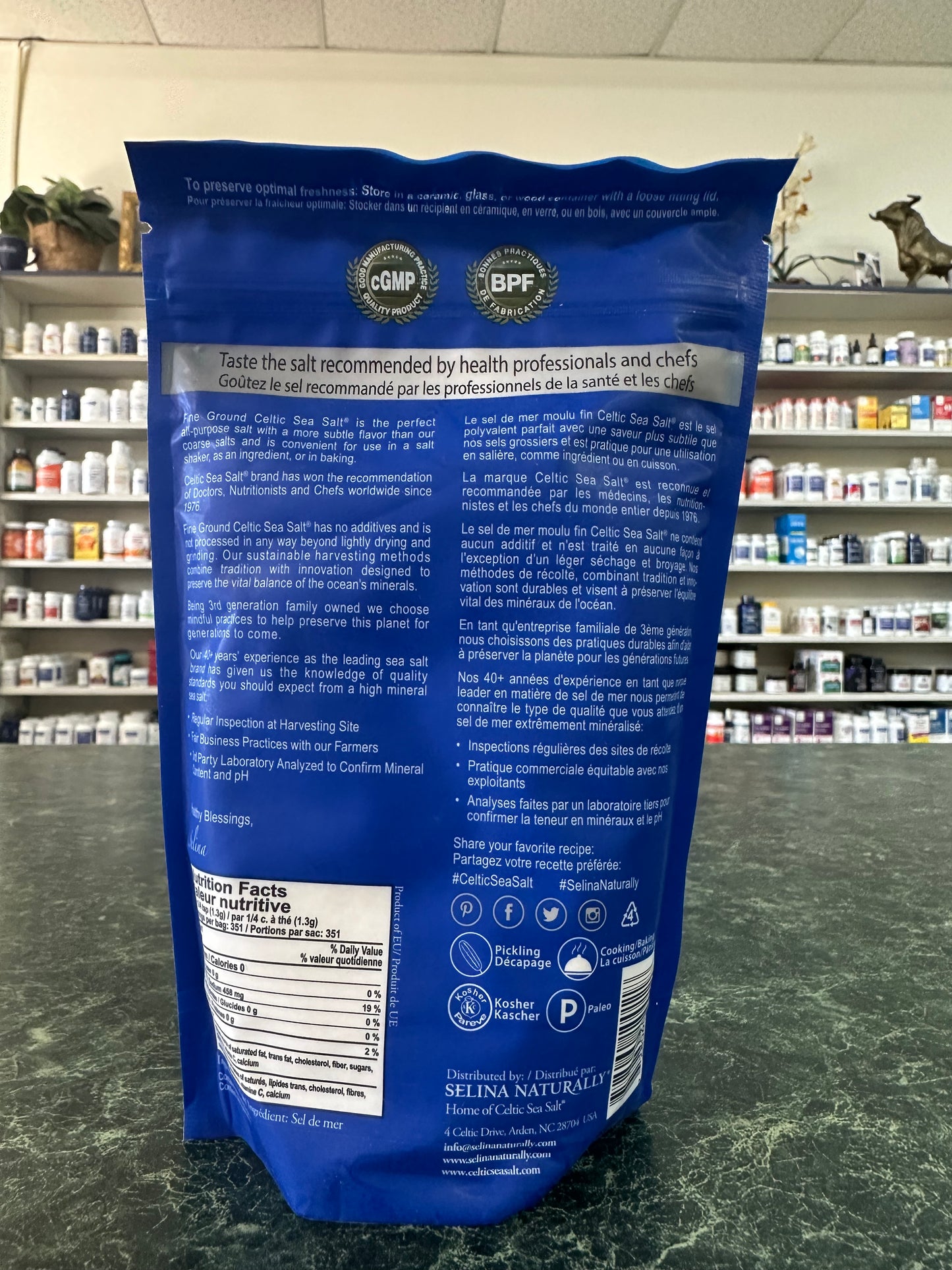 Celtic Sea Salt Fine Ground