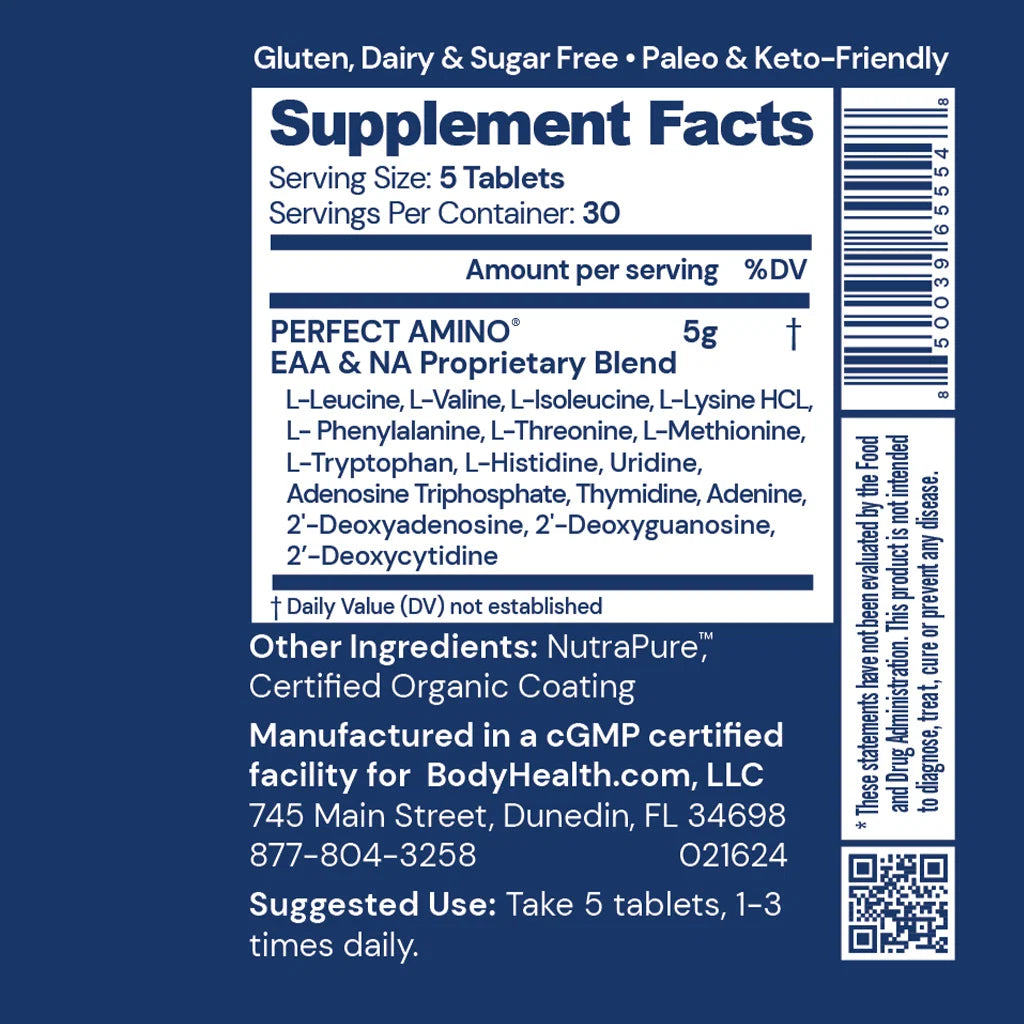 Perfect Amino Tablets (Coated) 600ct