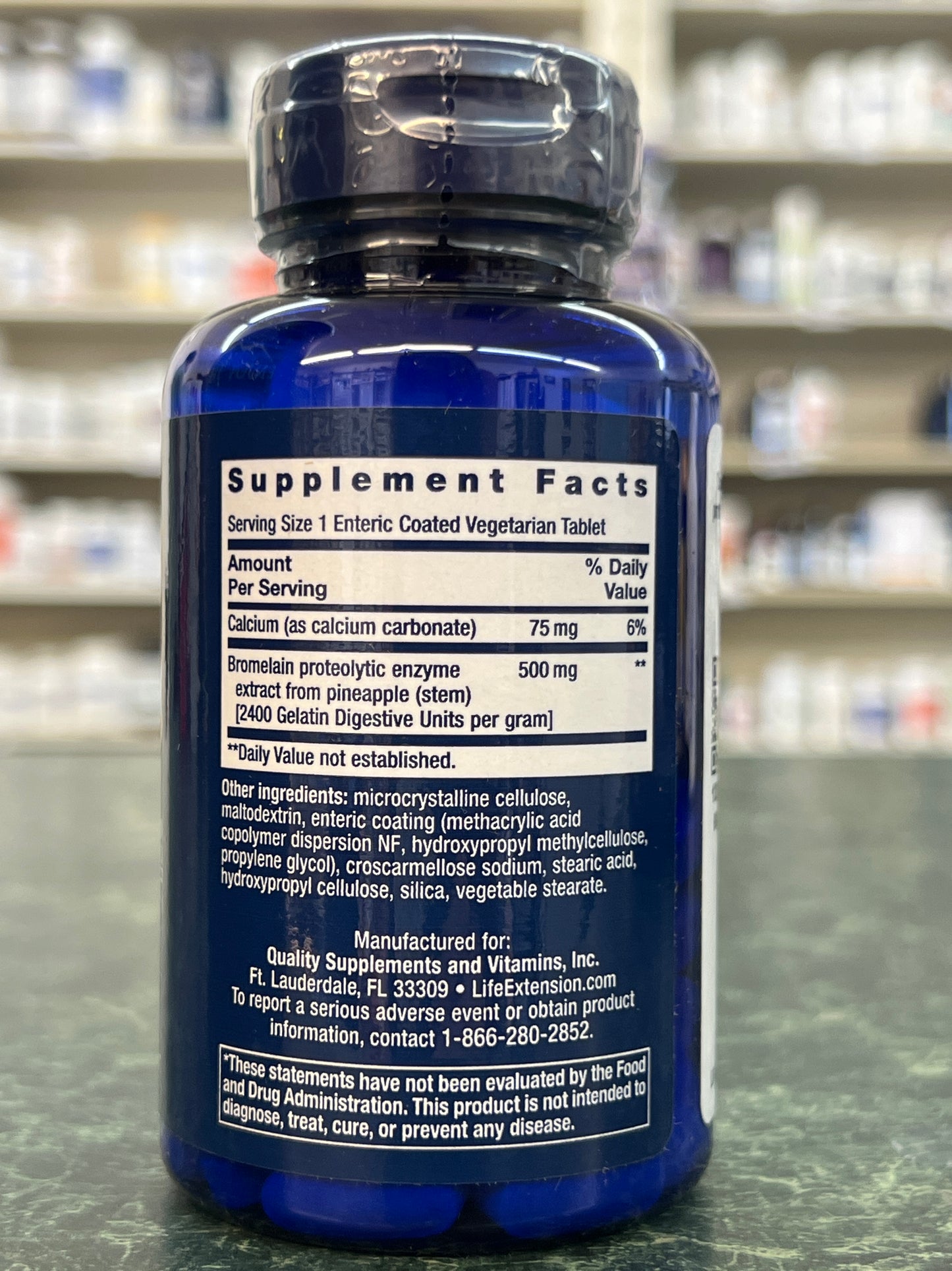 Specially Coated Bromelain