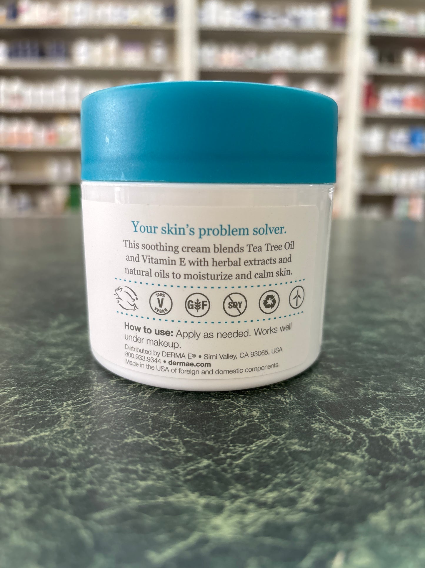 Derma E - Tea Tree and Vitamin E Cream