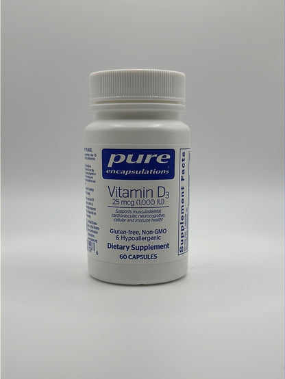 Vitamin D3 1000iu 60ct (Pure)