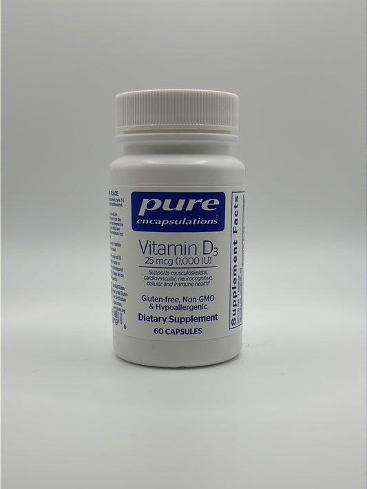 Vitamin D3 1000iu 60ct (Pure)