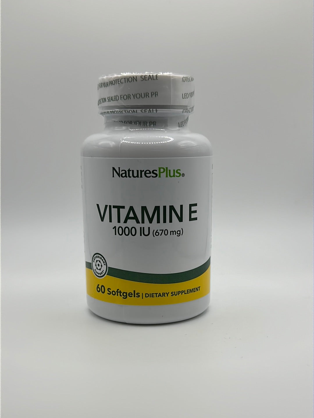 Vitamin E 1000iu 60cps. (natures plus)