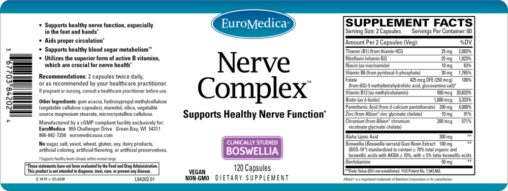 Nerve Complex 120ct