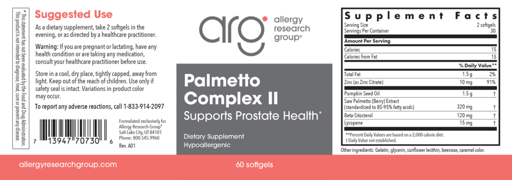 Palmetto Complex II 60ct