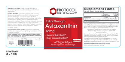 Extra Strength Astaxanthin 12mg