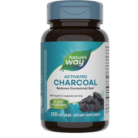 Activated Charcoal 560mg, 100 caps