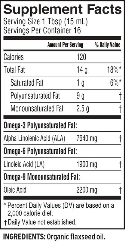 Flax Oil - Fresh
