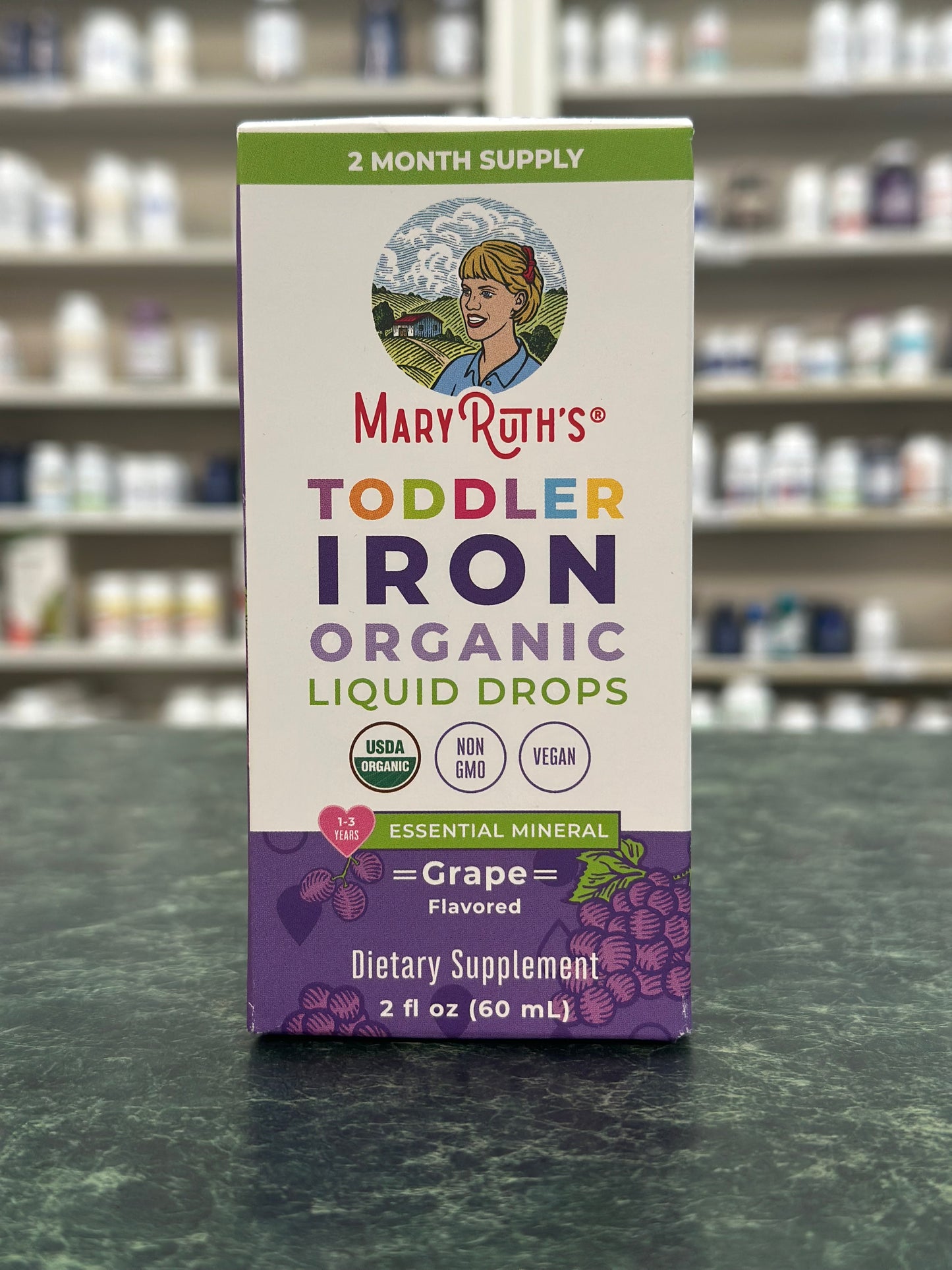Organic Toddler Iron Drops