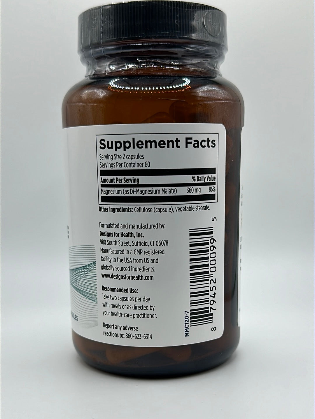 Magnesium Malate 120 vcaps