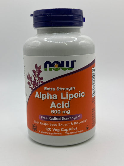 Alpha Lipoic Acid 600mg - 120 veg cap