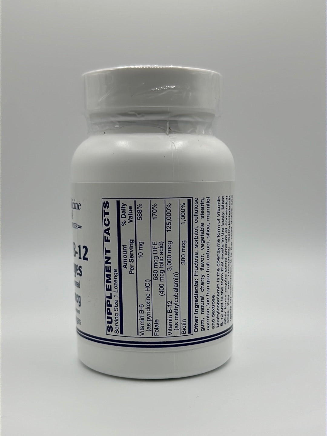 Methyl B-12 3000 mcg 100 loz.