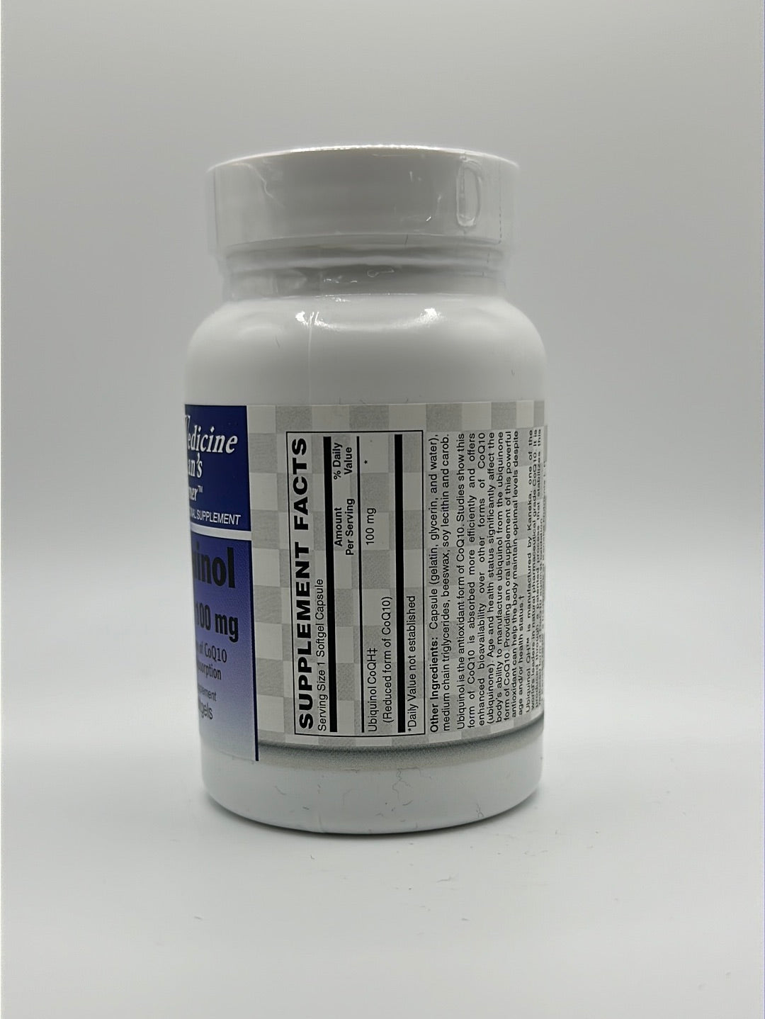 Ubiquinol CoQH 100 mg 60 ct