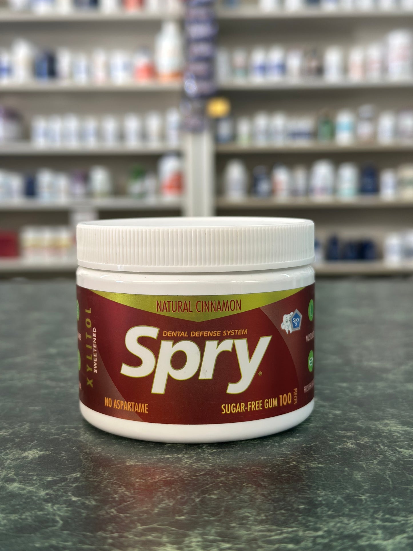 Spry Gum, Cinnamon 100 ct