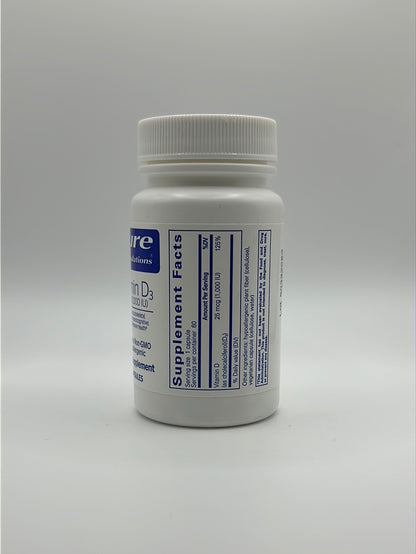 Vitamin D3 1000iu 60ct (Pure)