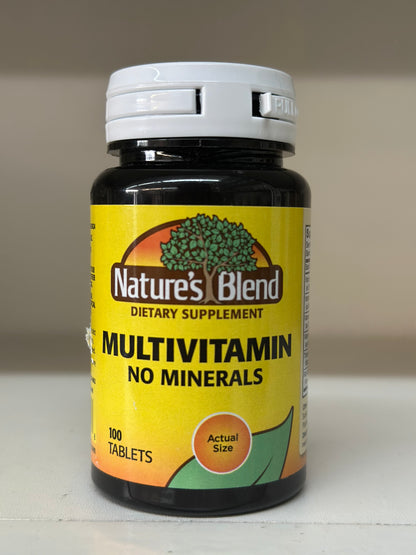 Multivitamin No Minerals