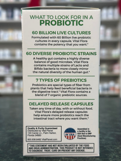 Vital Flora - Adult 55+ Daily Probiotic