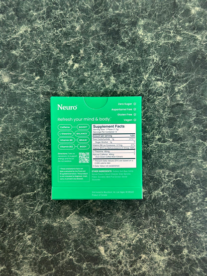 Neuro Gum Energy and Focus- Spearmint