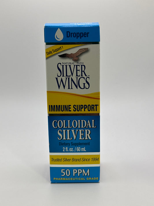 Colloidal Silver 50 ppm dropper 2oz